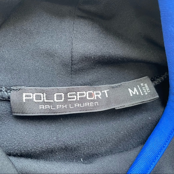 Polo Sport Ralph Lauren Athletic Long Sleeve Pullover Sweatshirt Mock Neck M - Picture 9 of 9